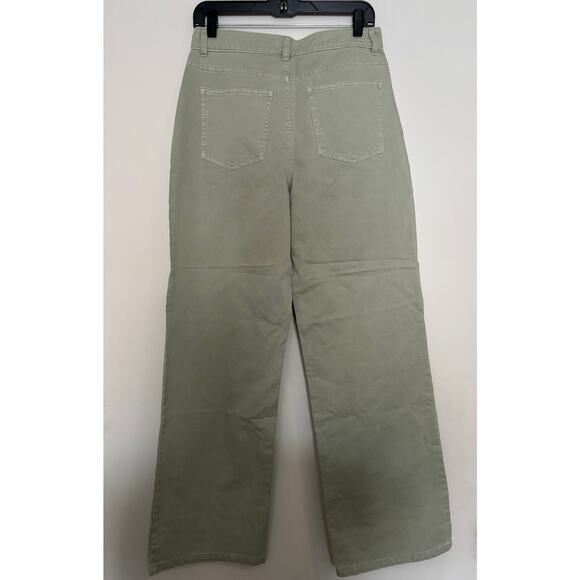 Gentle Fawn Everett Pants Jeans Wide Leg Womens Size 8 Green Cactus New - Picture 6 of 6